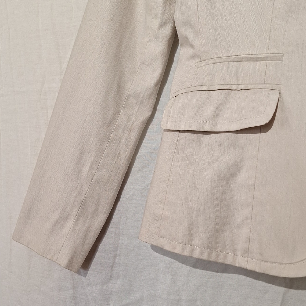 3/$20-GAP Beige Cotton Blazer, Sz 4, NWOT - Picture 7 of 15